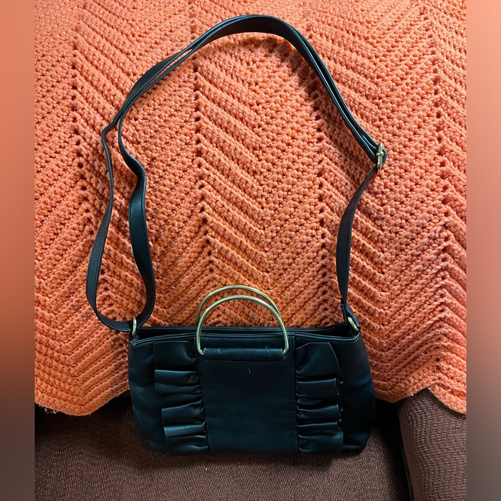 Ladies Source Unknown Handbag, Small, Black With … - image 2